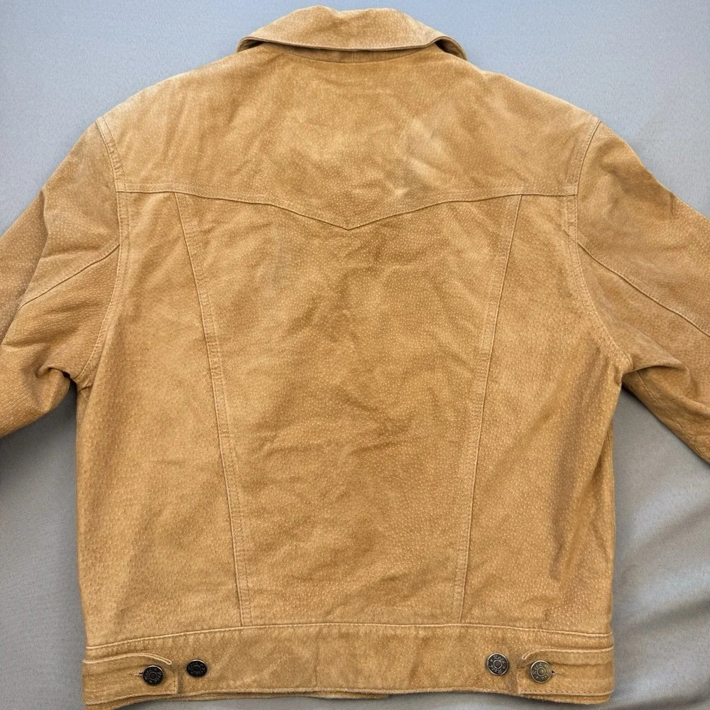 RARE VTG Reed Western Wear Women's‎ S Rockabilly Suede Leather Jacket Rodeo